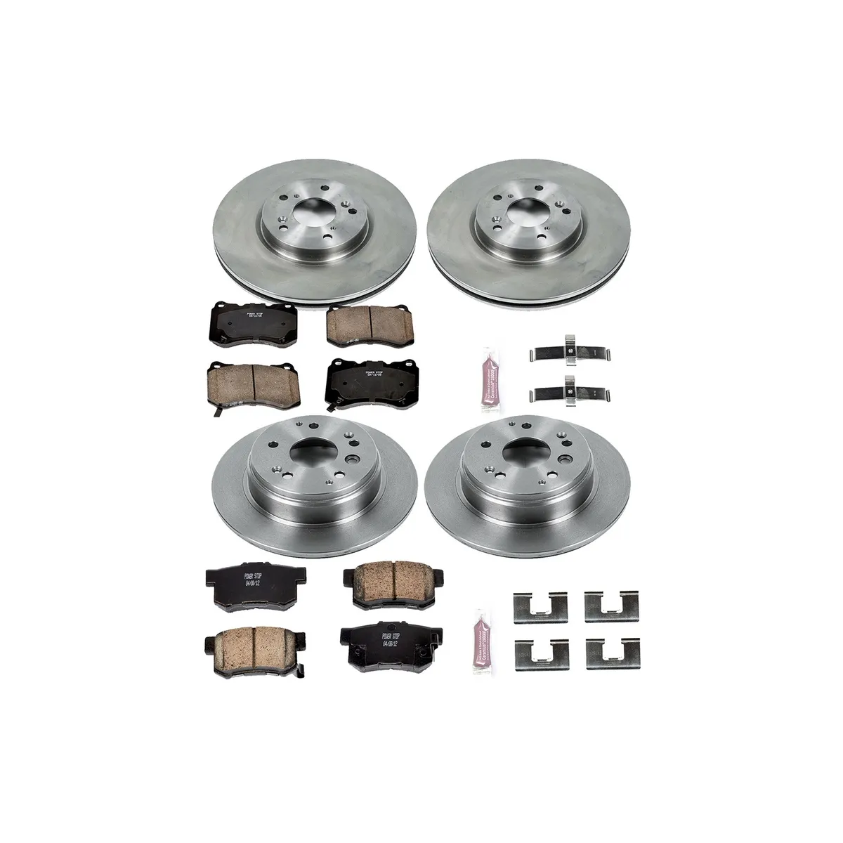 Z17 Direct Replacement Kit: Rotors; Ceramic Pads W/Hardware product image