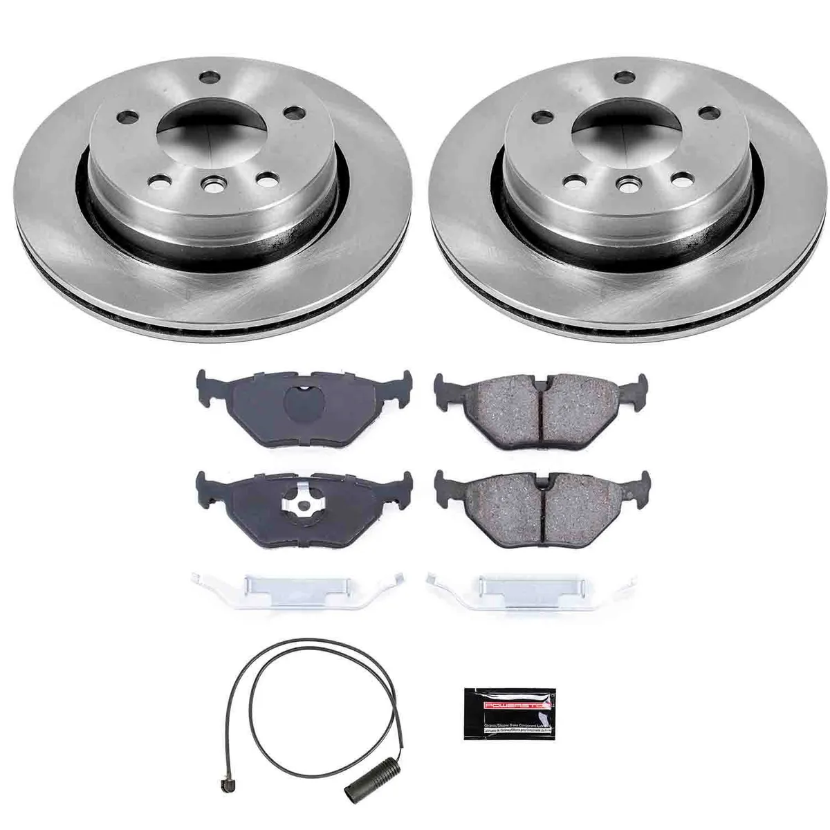 Z17 Direct Replacement Kit: Rotors; Ceramic Pads W/Hardware; Pad Sensors product image