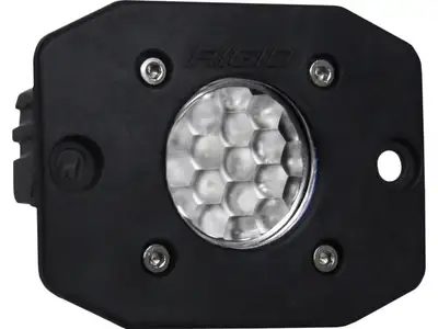 RIGID Industries RIGID Ignite LED Light, Diffused Lens, Flush Mount, Black Housing, Single