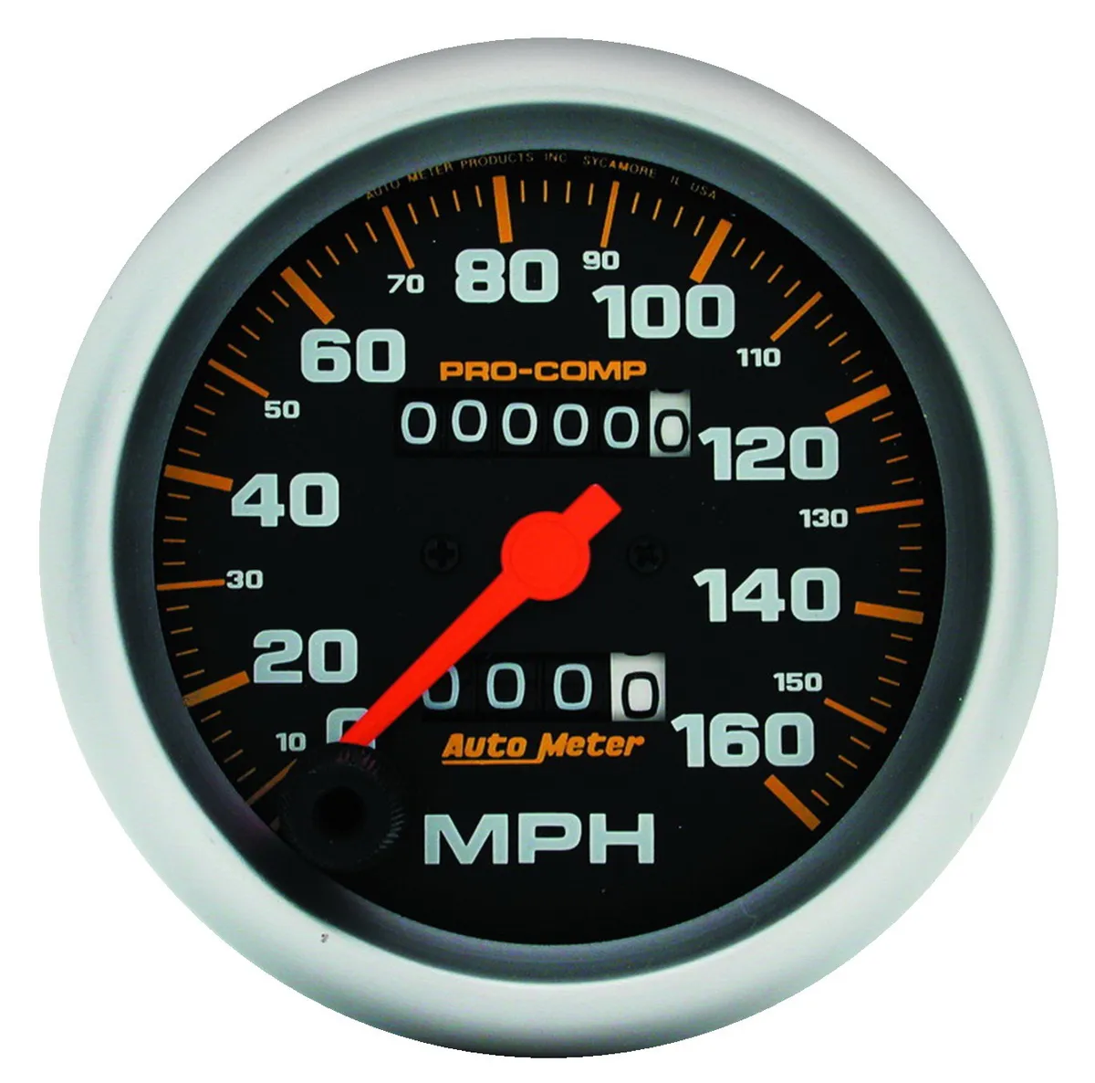 Gauge, Speedometer, 3 3/8", 160mph, Mechanical, Pro-Comp product image