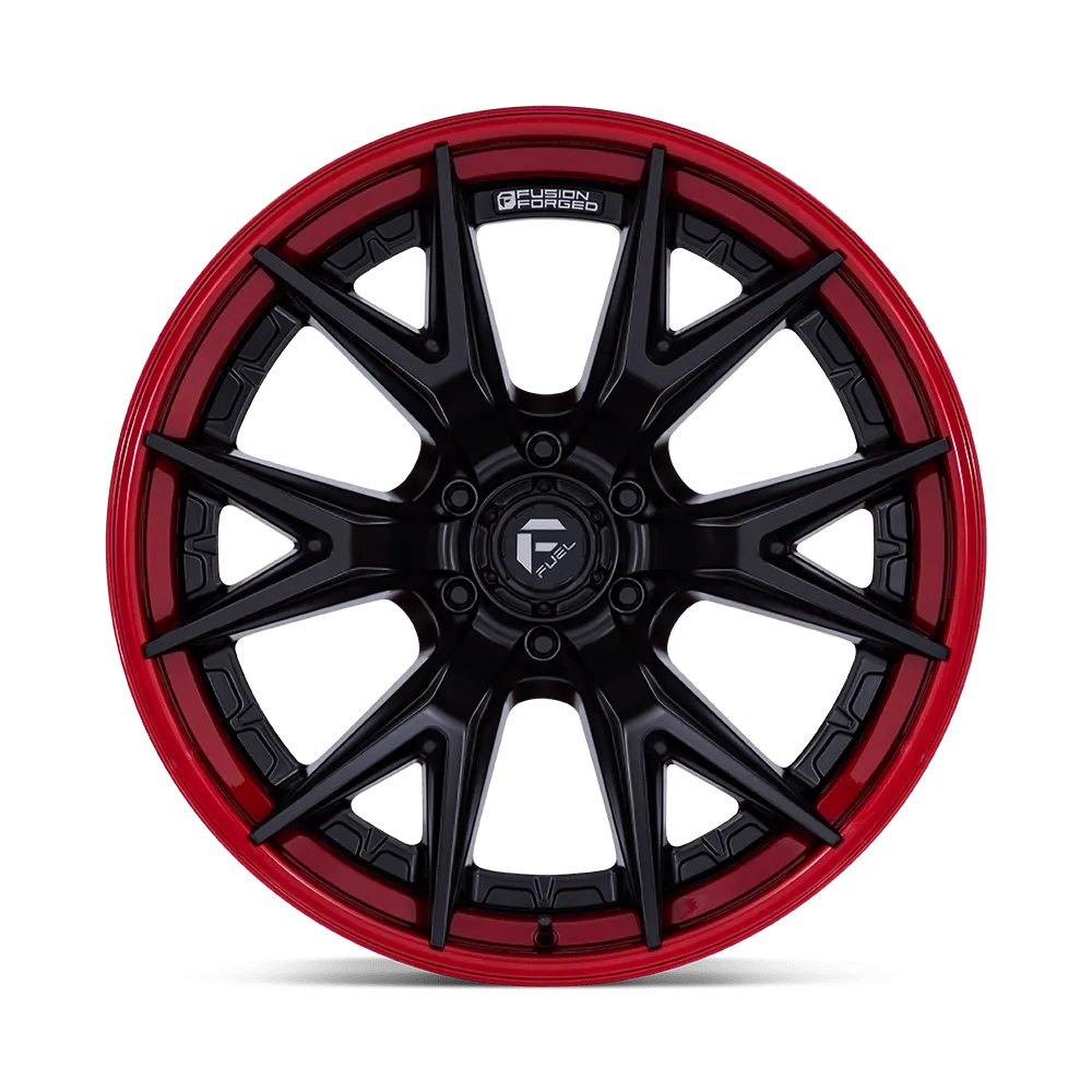 Fuel Wheels | Catalyst | Matte Black w/ Candy Red Lip product image