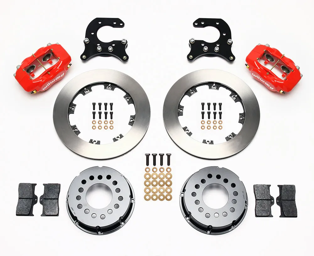 Forged Dynalite Pro Series Rear Brake Kit - 140-2113 - Plain Face / Red product image