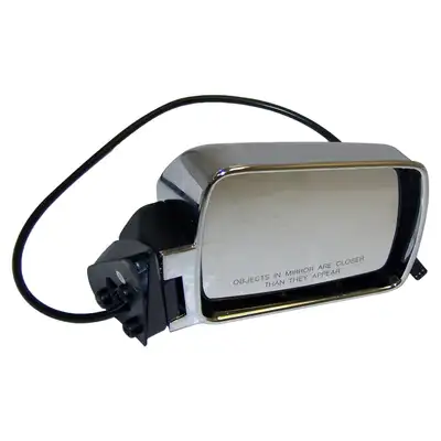 Crown Automotive Jeep Replacement Crown Automotive Jeep Replacement 55034126 Right Power, Folding Mirror for 1984-1996 Jeep XJ Cherokee, MJ Comanche, Chrome