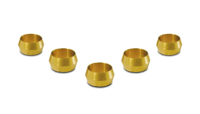 Vibrant Performance - 16466 - Pack of 5, Brass Olive Inserts; Size 3/8 in. product image
