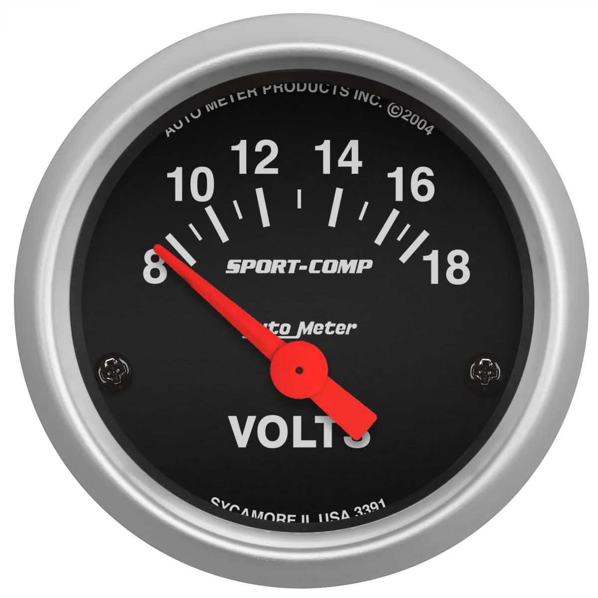 Gauge, Voltmeter, 2 1/16", 18V, Elec, Sport-Comp product image