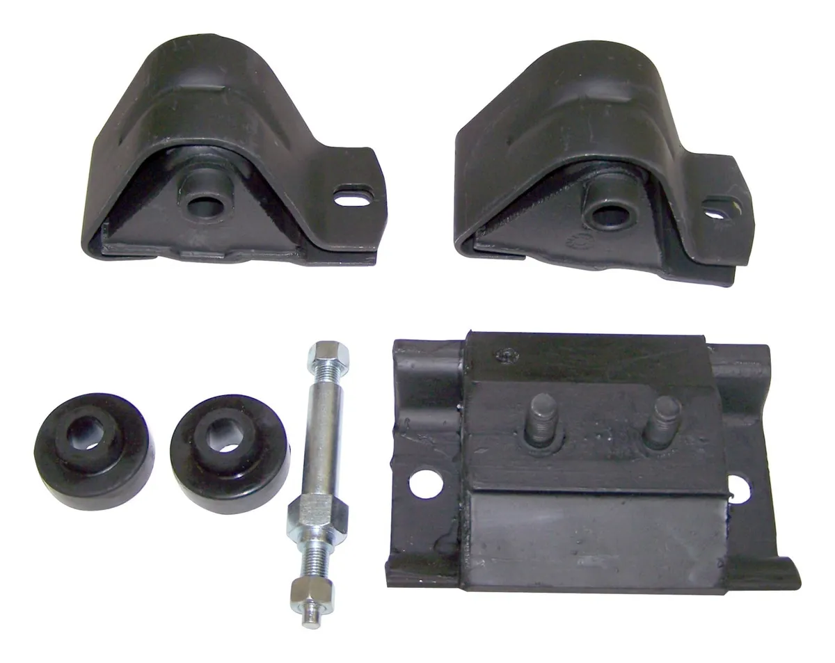 1987-1990 Wrangler YJ w/ 2.5L engine; Includes: 2 engine mounts 1 transmission mount 2 insulators & 1 stud product image