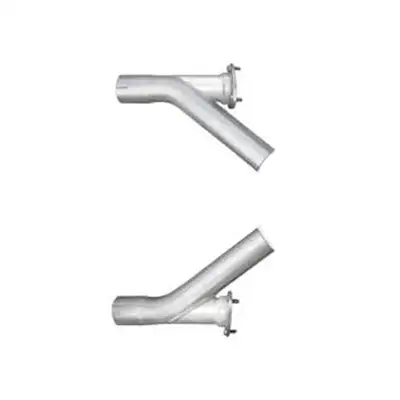 Pypes Performance exhaust Xchange Dump Legs Intermediate Pipe 2.5 in Hardware Incl Natural 409 Stainless Steel Pypes Exhaust