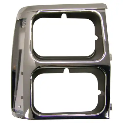 Crown Automotive Jeep Replacement 1984-1990 Cherokee XJ Right side; Black/Chrome bezel
