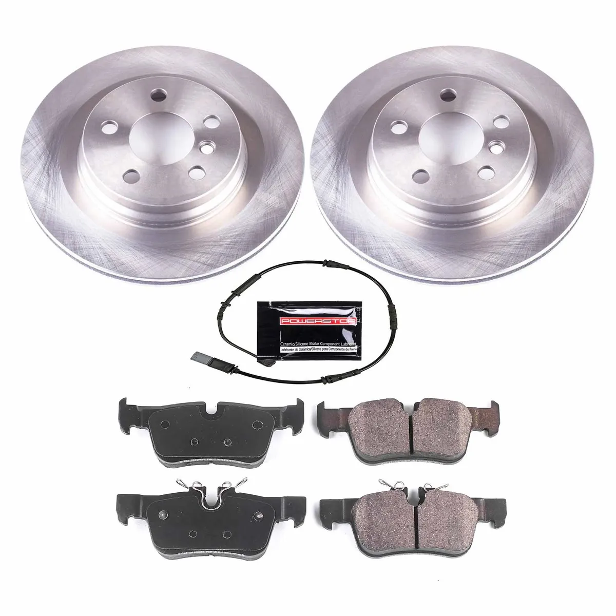 Z17 Direct Replacement Kit: Rotors; Ceramic Pads W/Hardware; Pad Sensors product image