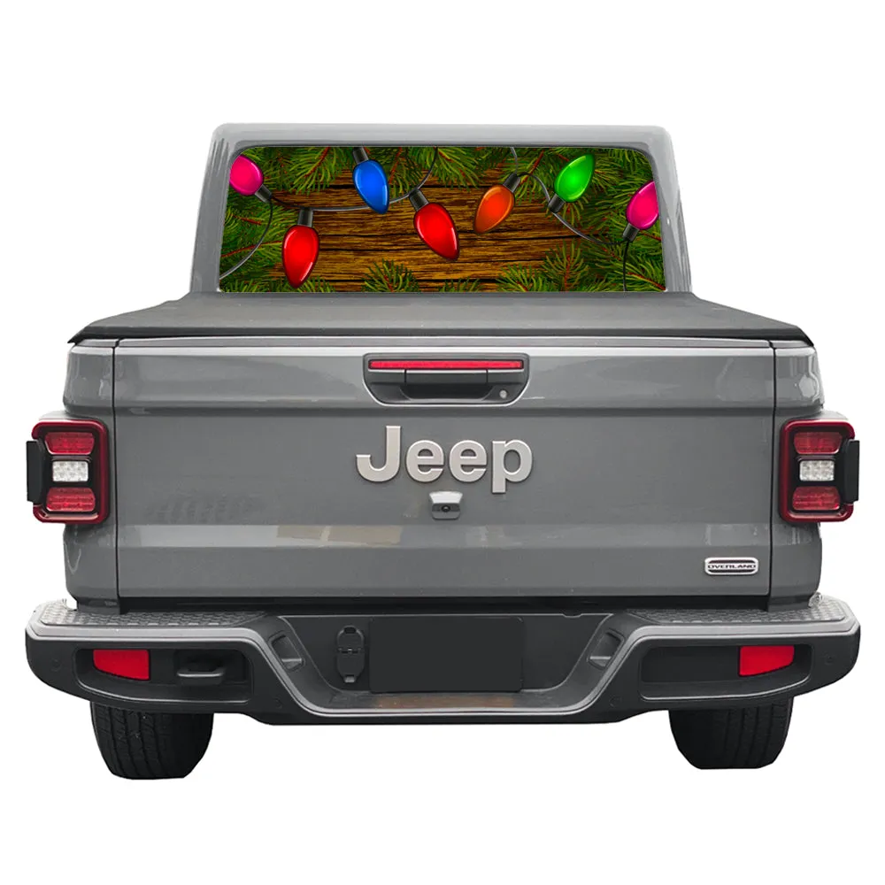 Holiday Lights Rear Window Decal product image