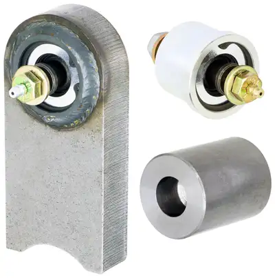 aFe Power Johnny Joint Kit 97-06 Wrangler TJ/LJ/XJ/MJ Front End Housing (30 or 44) Greasable 1/2 Inch Thru Bolts Reqs. Welding RockJock 4x4