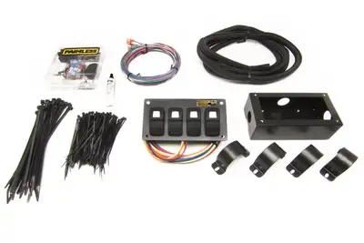 Painless Wiring Trail Rocker 4-Switch Panel; Roll Bar Mount;