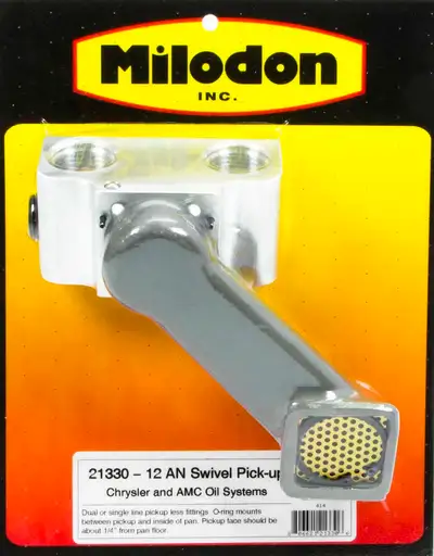 Milodon Oil Sys Swivel pu Dual Line