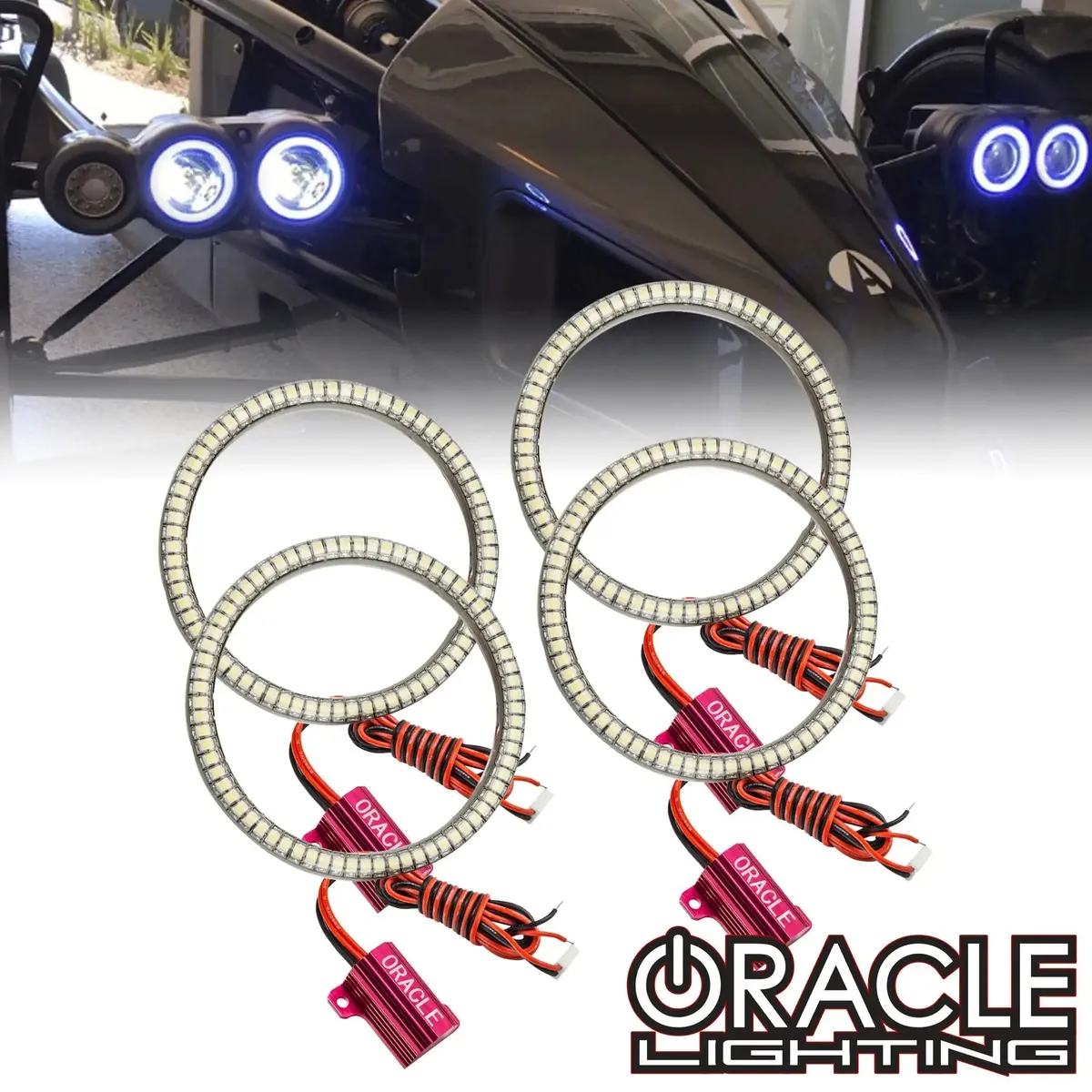 Oracle Lighting ORACLE Lighting 2003-2018 Ariel Atom Surface Mount Dual LED Headlight Halo Kit