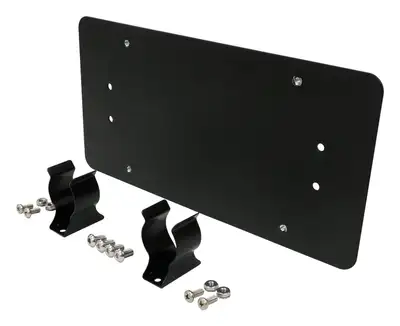Crown Automotive Jeep Replacement RT Off-Road - Steel Black License Plate Bracket