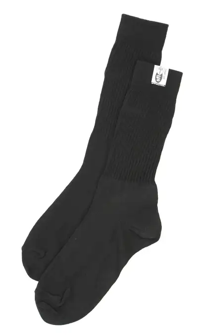 crow safety Black FR Blend SFI 3.3 Sock Small 6-7