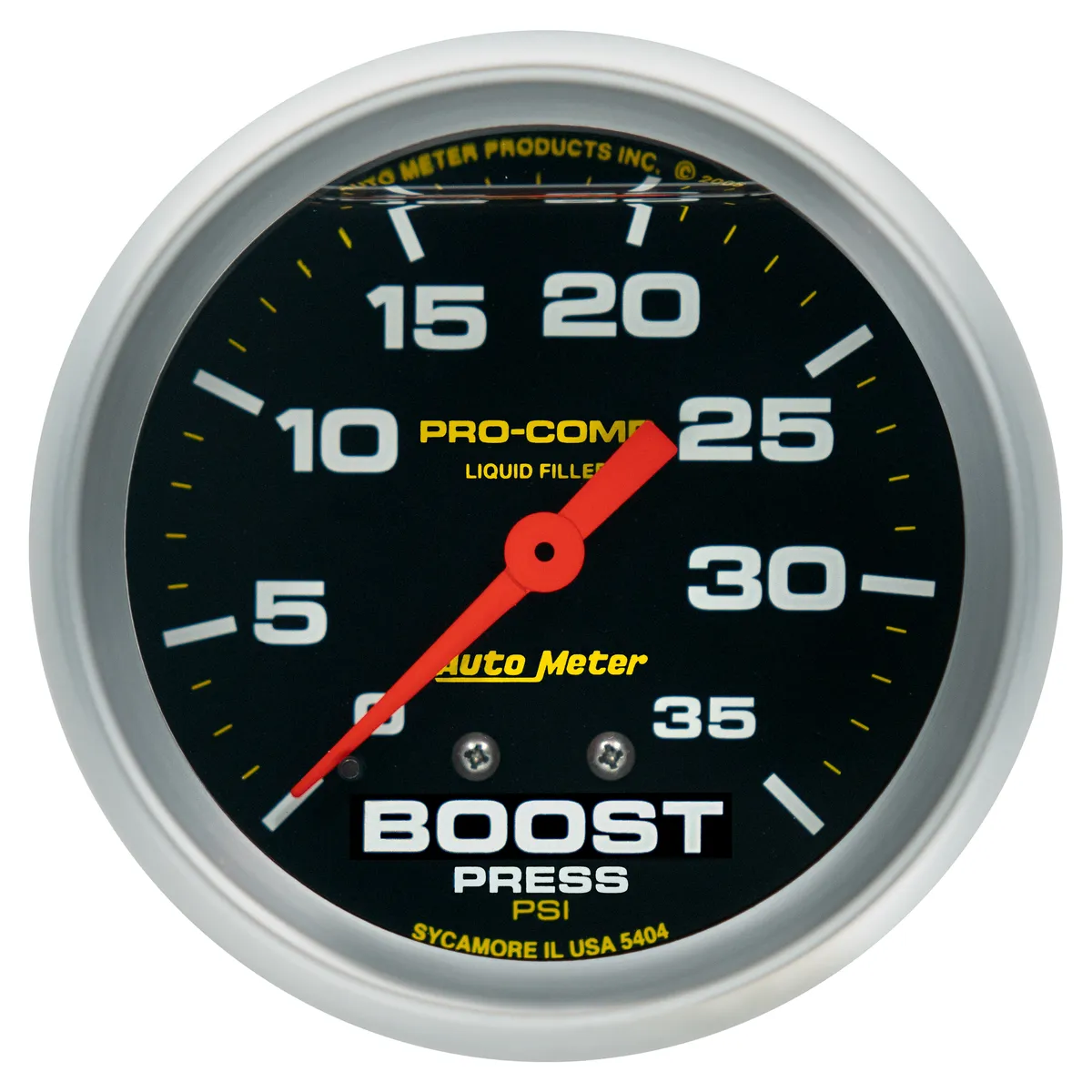 Gauge, Boost Press, 2 5/8", 35psi, Liquid Filled Mech, Pro-Comp product image