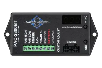 Dakota Digital Programmable Fan Controller W/One 70 Amp Relay Bluetooth