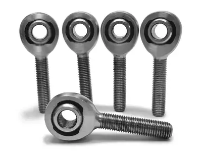 Steinjager Inch Male 5/16-24 LH Chrome Moly Housing, Nylon Race 5 Pack