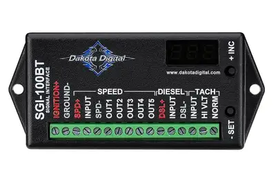 Dakota Digital Speed Tach And Diesel Signal Interface Bluetooth