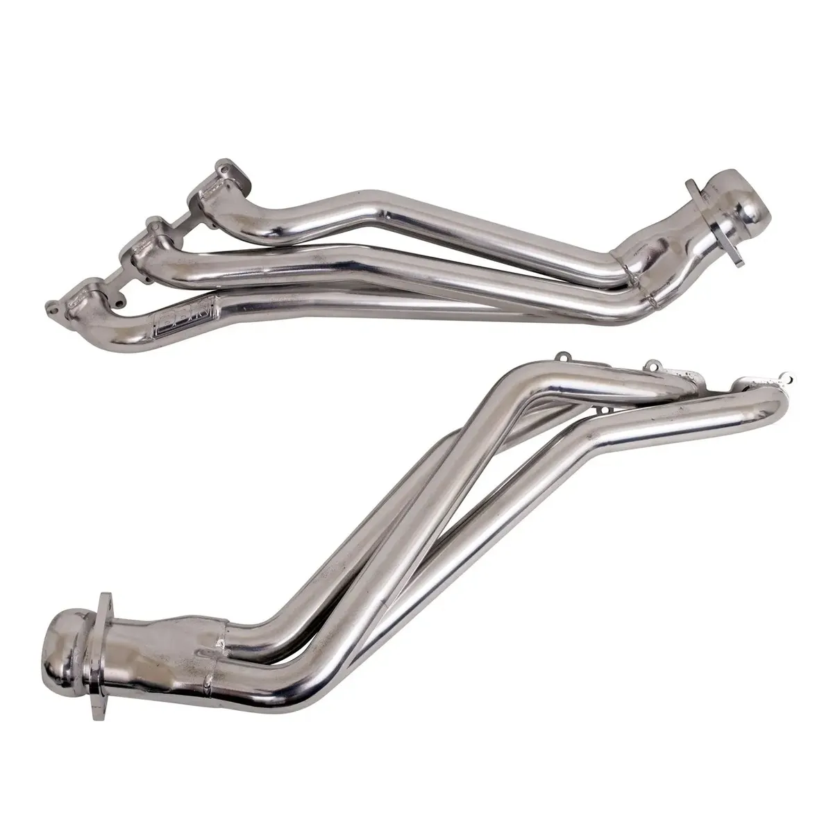 Ford Mustang V6 3.7 1-3/4 Long Tube Exhaust Headers Polished Silver Ceramic 11-17 product image