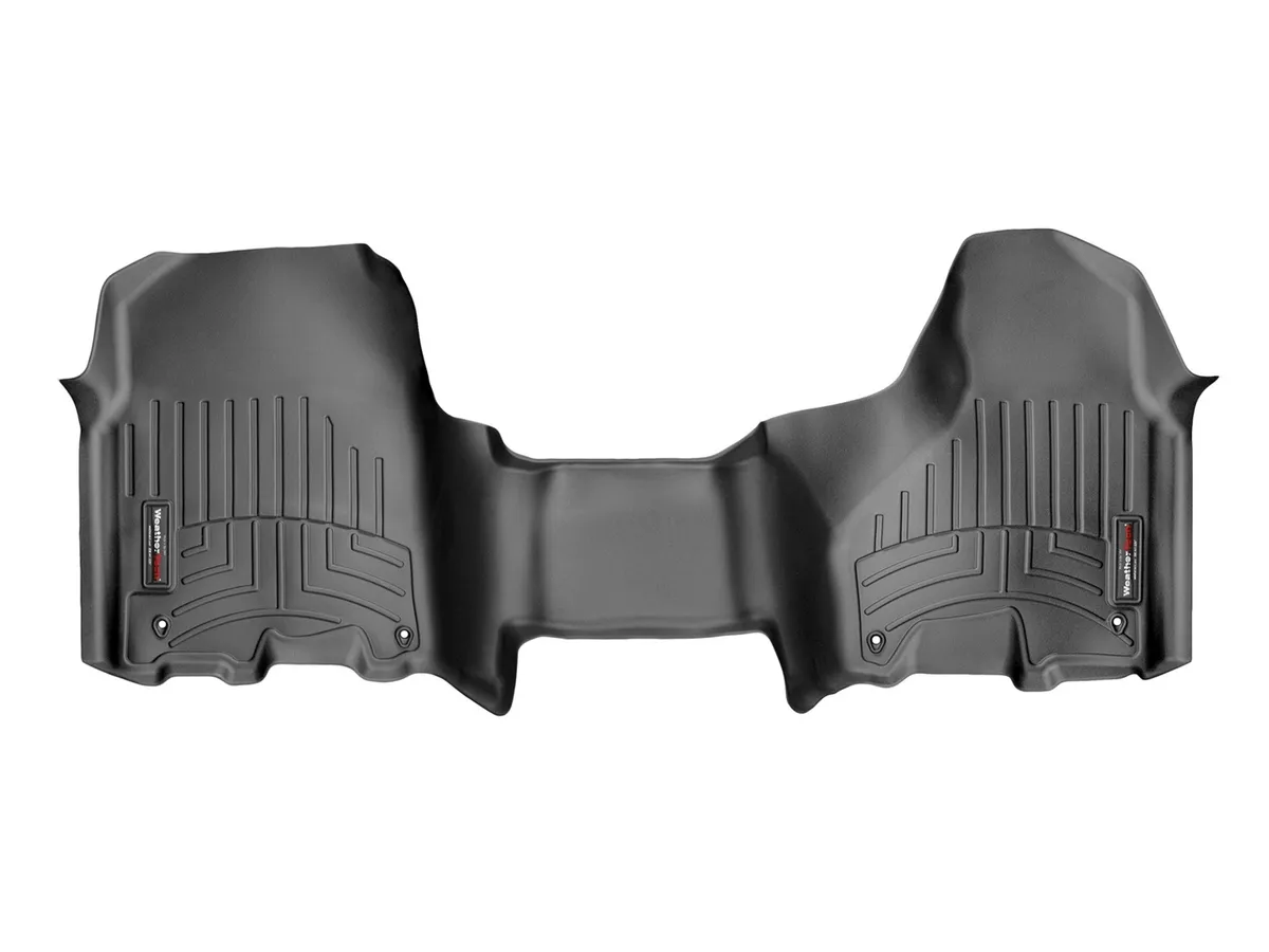 FloorLiner™ DigitalFit®; Black; Front; Over The Hump; product image