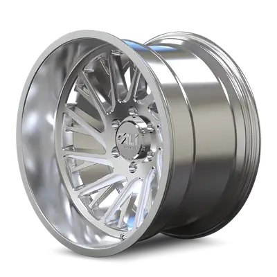 Cali Offroad Cast Aluminum Wheels Purge 9114 PO 22x12 Milled Spokes Polished Silver 8 On 170 Bolt Pattern -51 Offset Cali Offroad Wheels