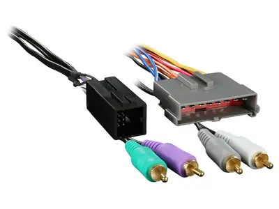Metra Electronics TURBOWire; Wire Harness; For Amplified Systems When Using 35 Watt Or Greater Radio; Amplifier Integration Harness; 12 in. Long;