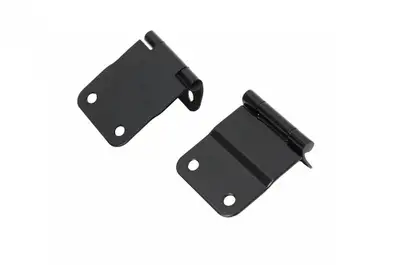 Kentrol Jeep CJ Tailgate Hinge Pair 76-86 CJ7 Powdercoat Black Kentrol
