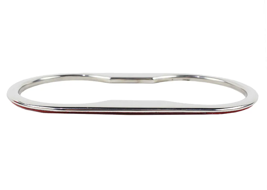 Jeep JK Cup Holder Bezel 07-10 Wrangler JK Polished Silver Kentrol product image