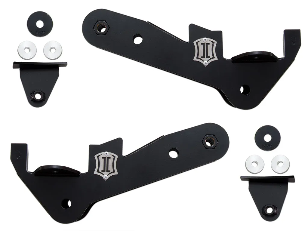 ICON 2017-2022 Ford F250/F350 Super Duty 4WD, 4-Link Frame Bracket Kit product image