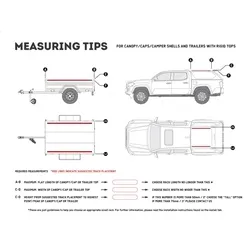 Front Runner Truck Canopy or Trailer with OEM Track Slimline II Rack Kit 1475mmW X 752mmL