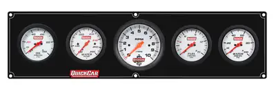 Quickcar Racing Products Extreme 4-1 Panel w/Tach OP/WT/FP15/WP Black