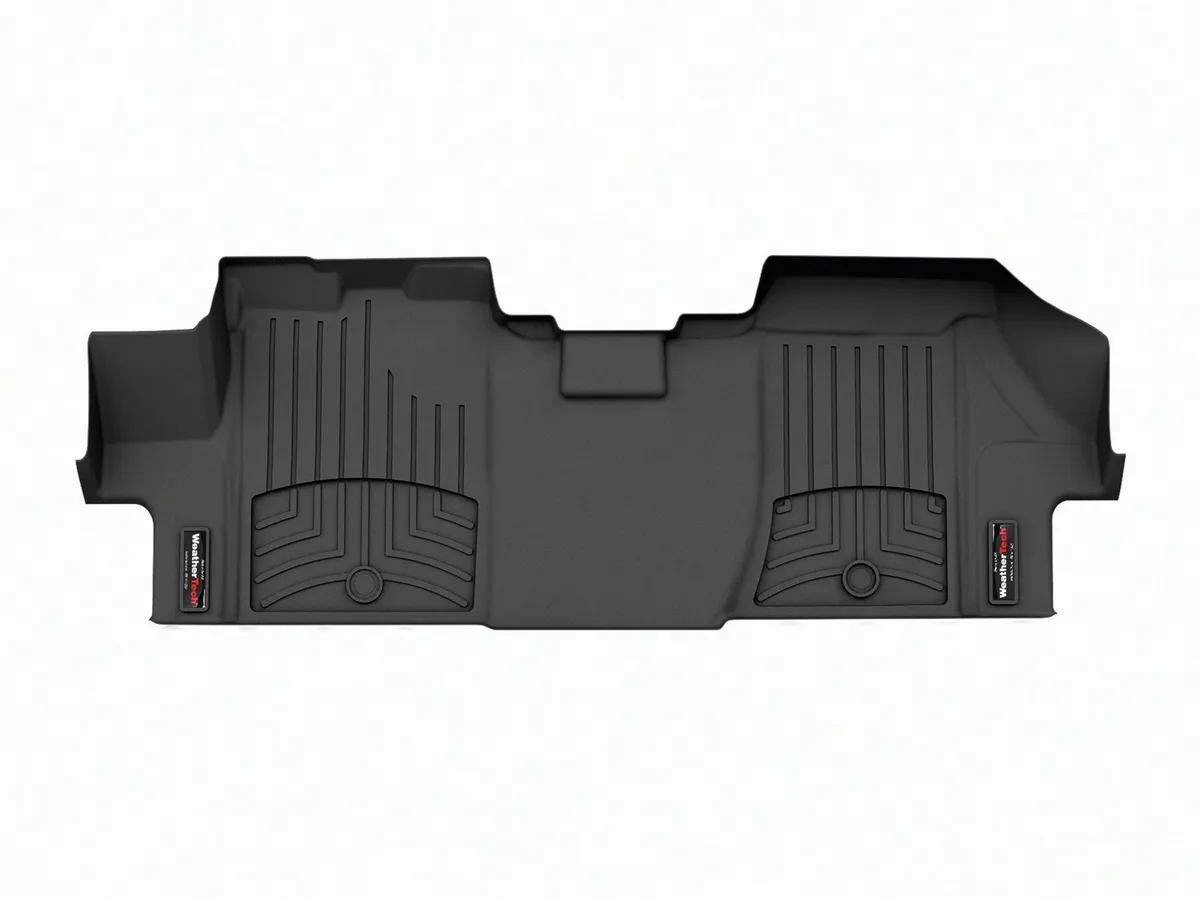 Weathertech FloorLiner™ DigitalFit®; Black; Front; Over The Hump;