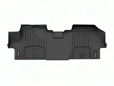 Weathertech FloorLiner™ DigitalFit®; Black; Front; Over The Hump;
