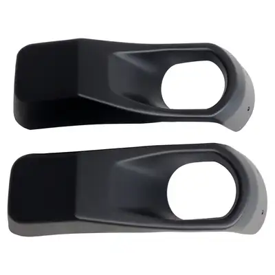 Crown Automotive Jeep Replacement Front Fog Light Bezel Set for 2018+ Jeep JL Wrangler & 2020+ Jeep JT Gladiator
