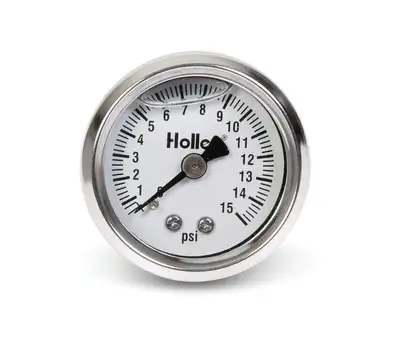 Holley Fuel Gauge 015psi Liquid fi
