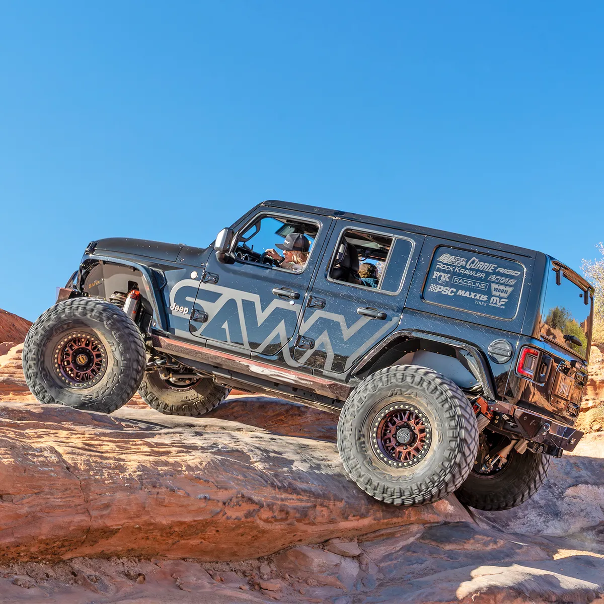 18c Wrangler Bolt On Slider Kit Raw product image