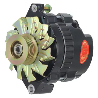 Power Master XS Volt™ Hi Amp Alternator; CS130; Straight Mount; 140 Amp; 95 Idle; 6 Groove Pulley; Black;