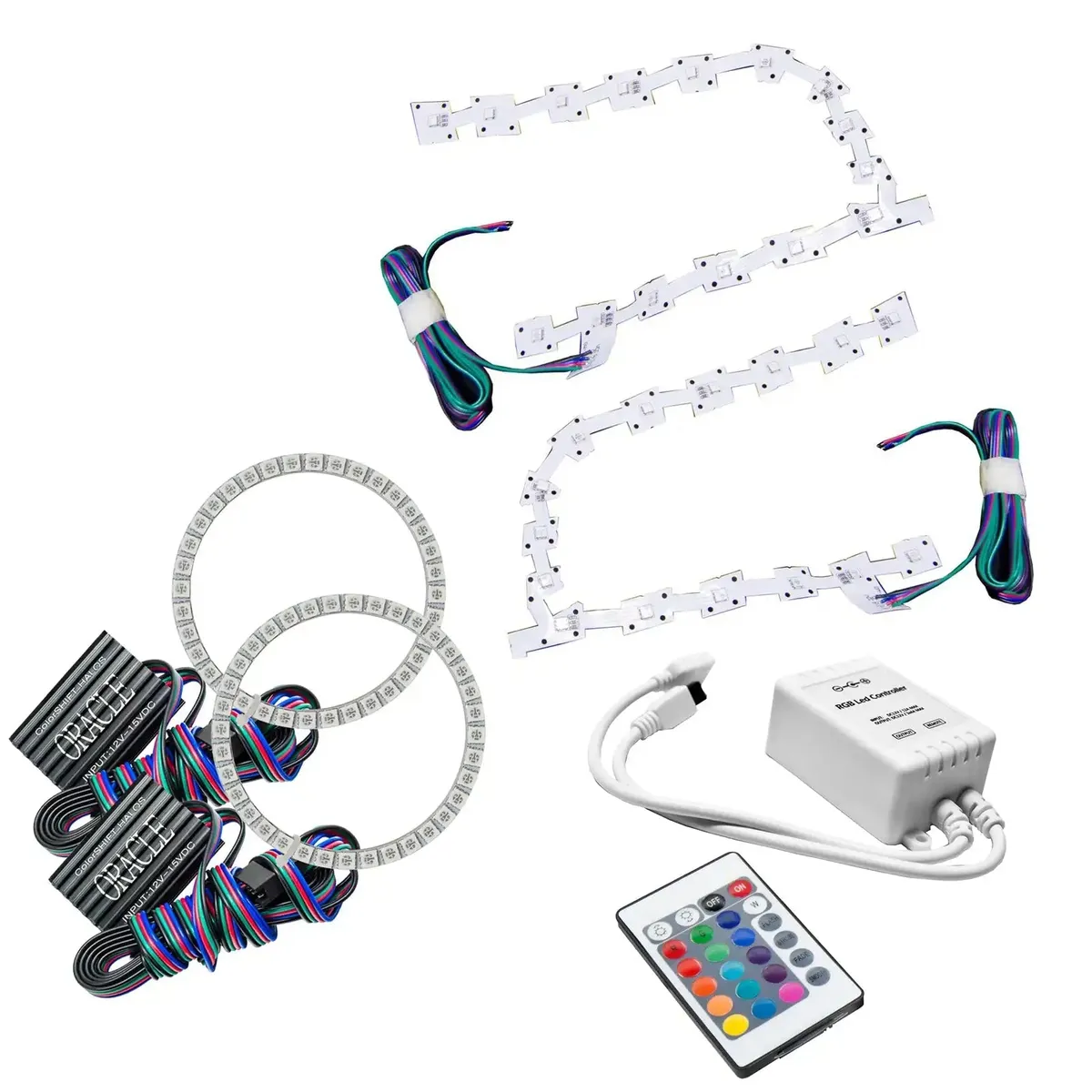 ORACLE Lighting 2011-2019 Chrysler 300C ColorSHIFT DRL Upgrade w/Halo Kit product image