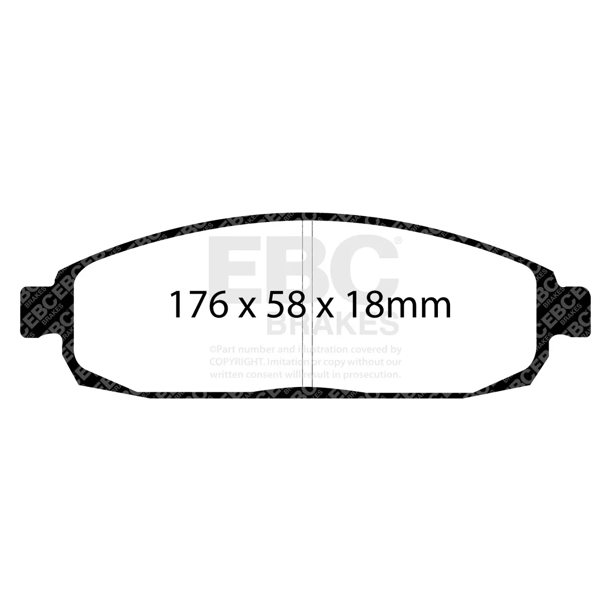 S8 Kits Orangestuff and GD Rotors; Front; FMSI Pad No. D1080; Vented; 5 Bolt Holes; 327mm Dia.; 53mm Height; 30mm Thick; 72mm Center Hole Dia.; product image
