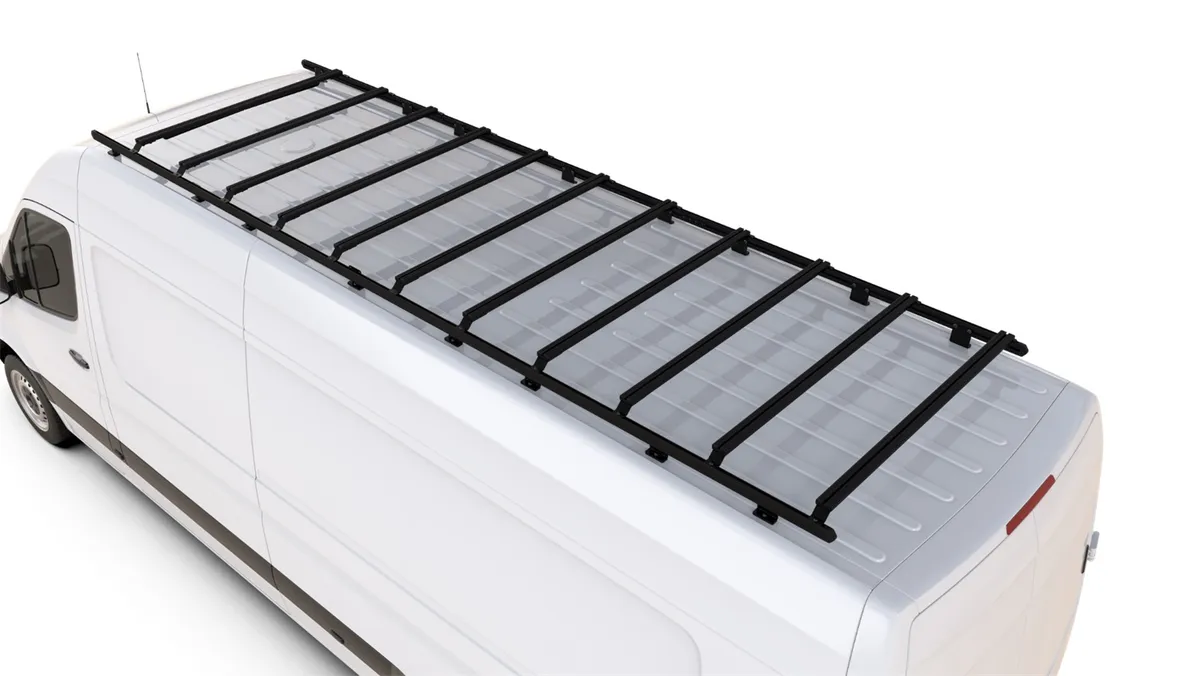 Mercedes Benz Sprinter L4H2170in XLWBHigh Roof 2007-Current Slimpro Van Rack Kit - by Front Runner product image