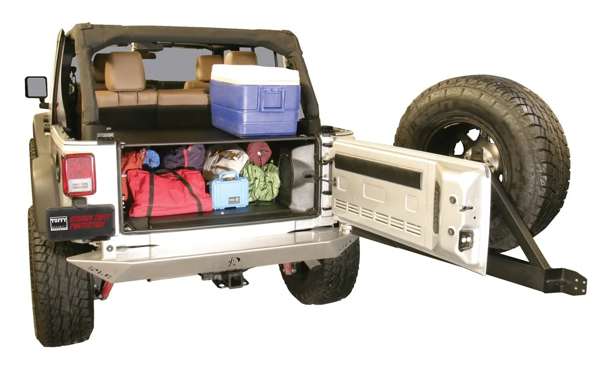 Premium Cargo Enclosure - '11-13 Wrangler JK {4-Door}; '14-18 Wrangler JK (Black) product image