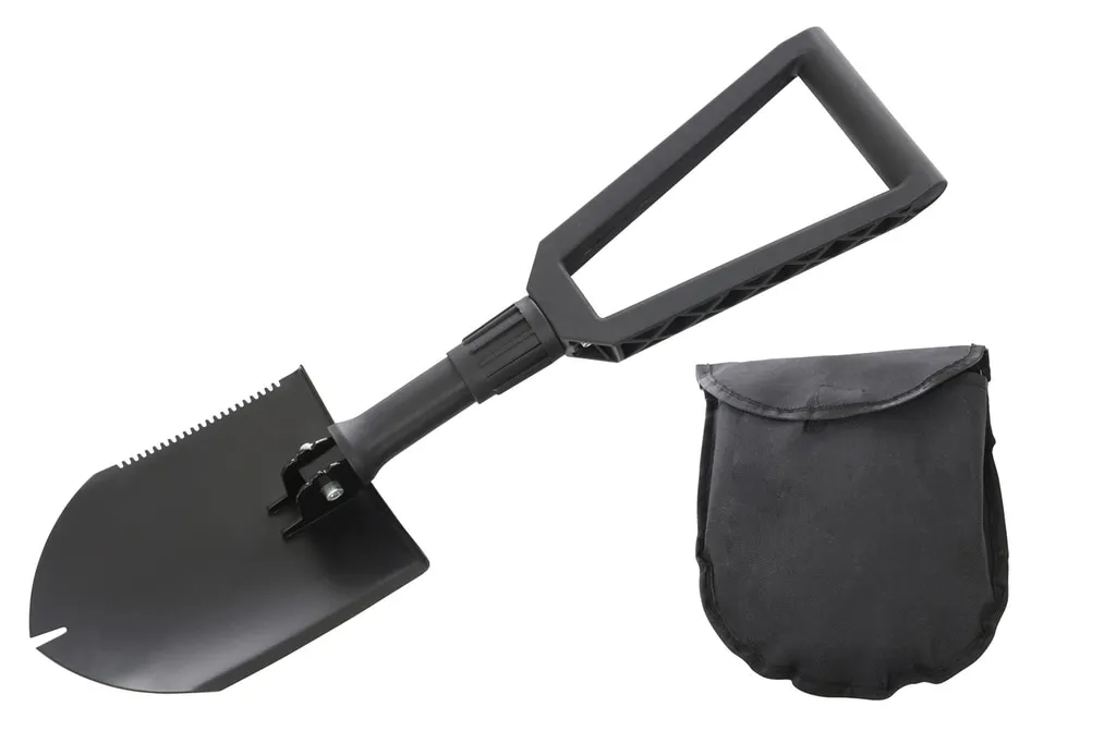 Overland Vehicle Systems Multifunctional Military Style Utility Shovel w/Carrying Case product image