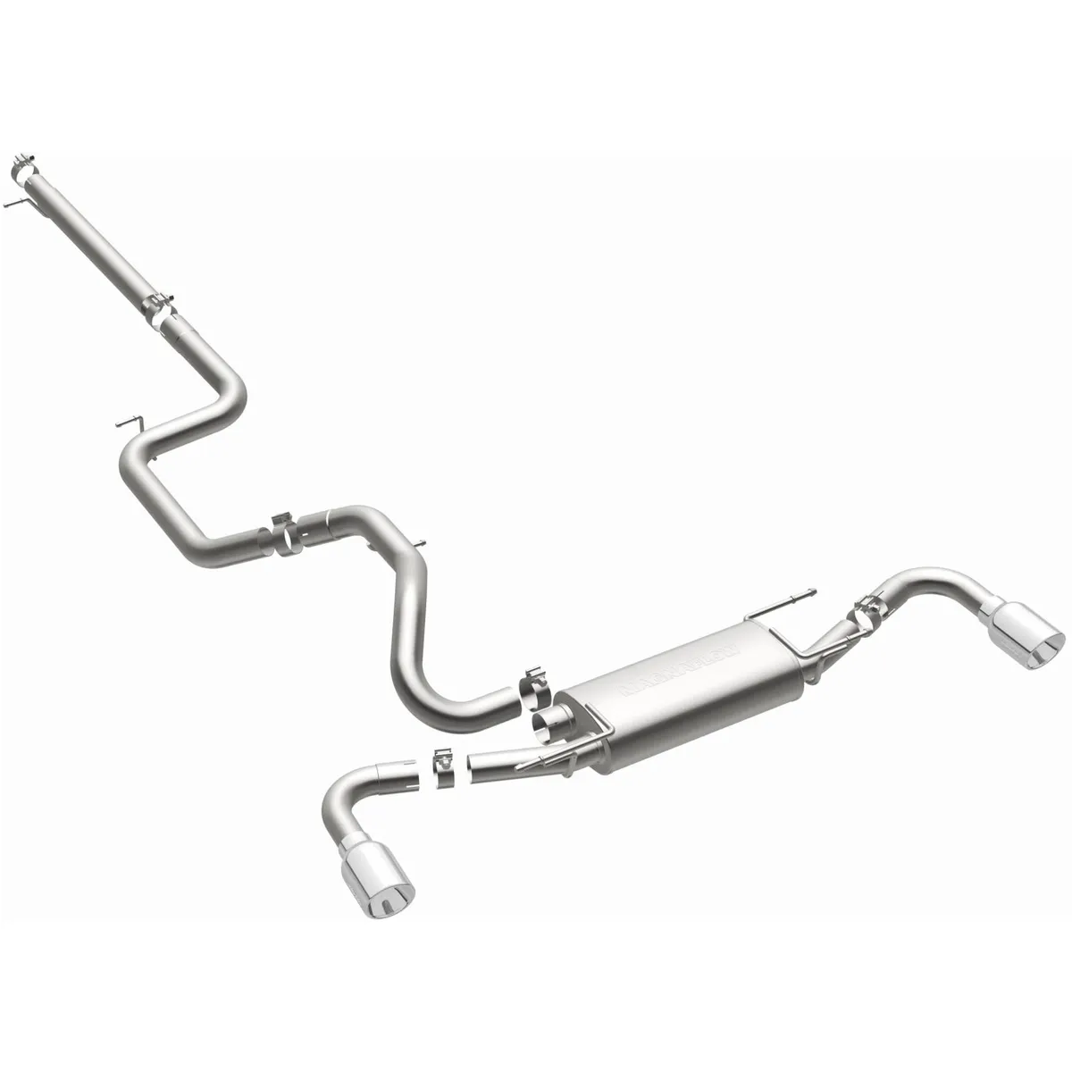 MagnaFlow 2010-2013 Mazda 3 2.5L Street Series Cat-Back Performance Exhaust System 15146 product image