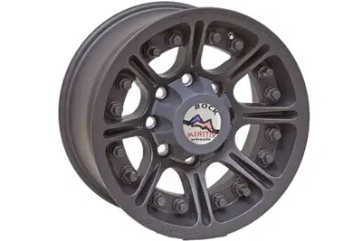 Hutchinson Hutchinson Rock Monster Beadlock Wheel 17x8.5 8x6.5 10mm Offset Matte Black
