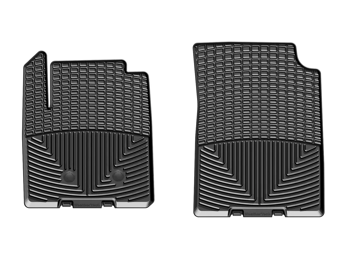 Black Front Rubber Mats Chevrolet Colorado Mercedes-Benz CLS-Class 2015 + Fits Crew and Extended Cab product image