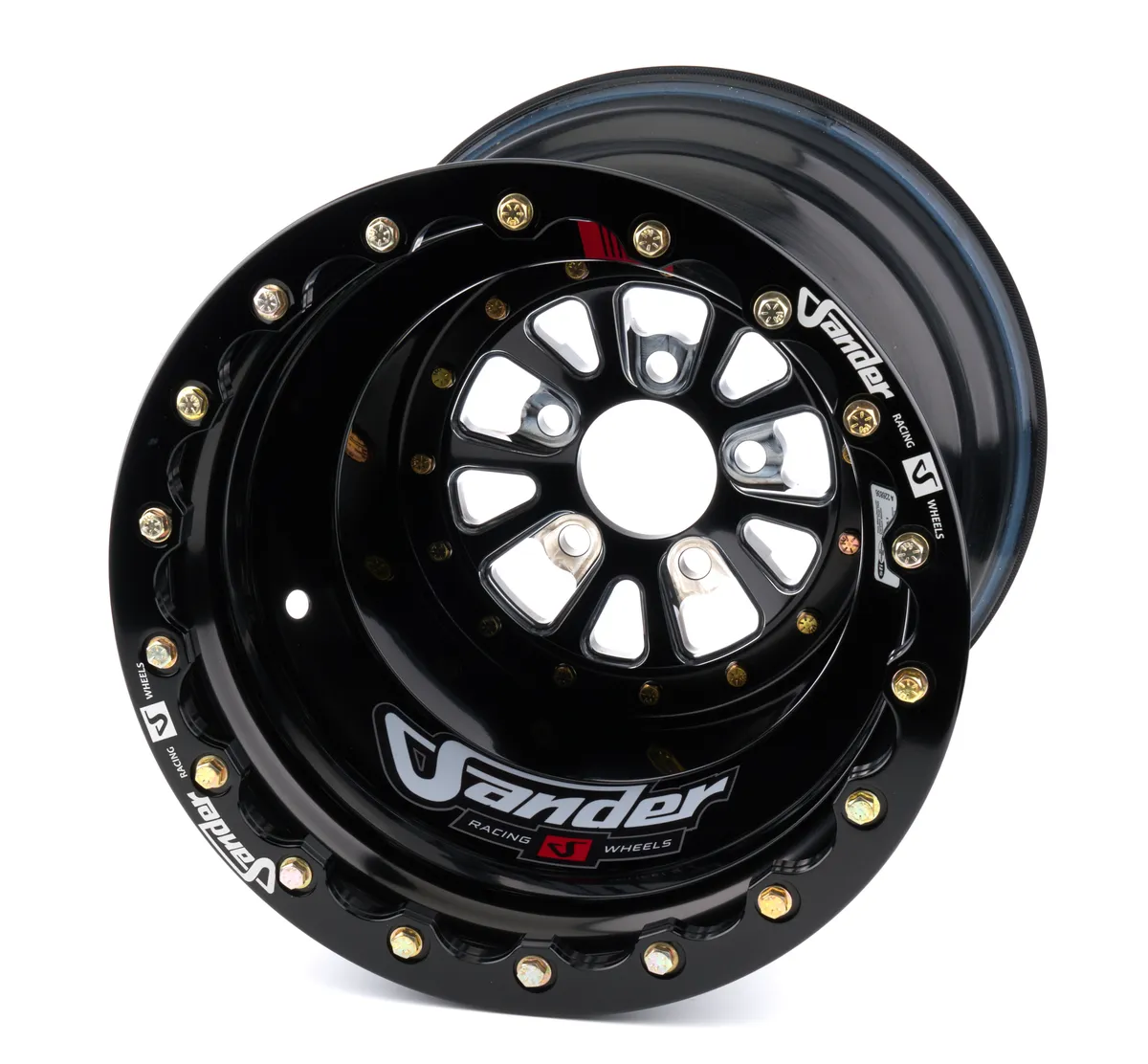 Sander Engineering 762 Series16x16x4in 5x4.75 Bolt Mach Dbl Blk
