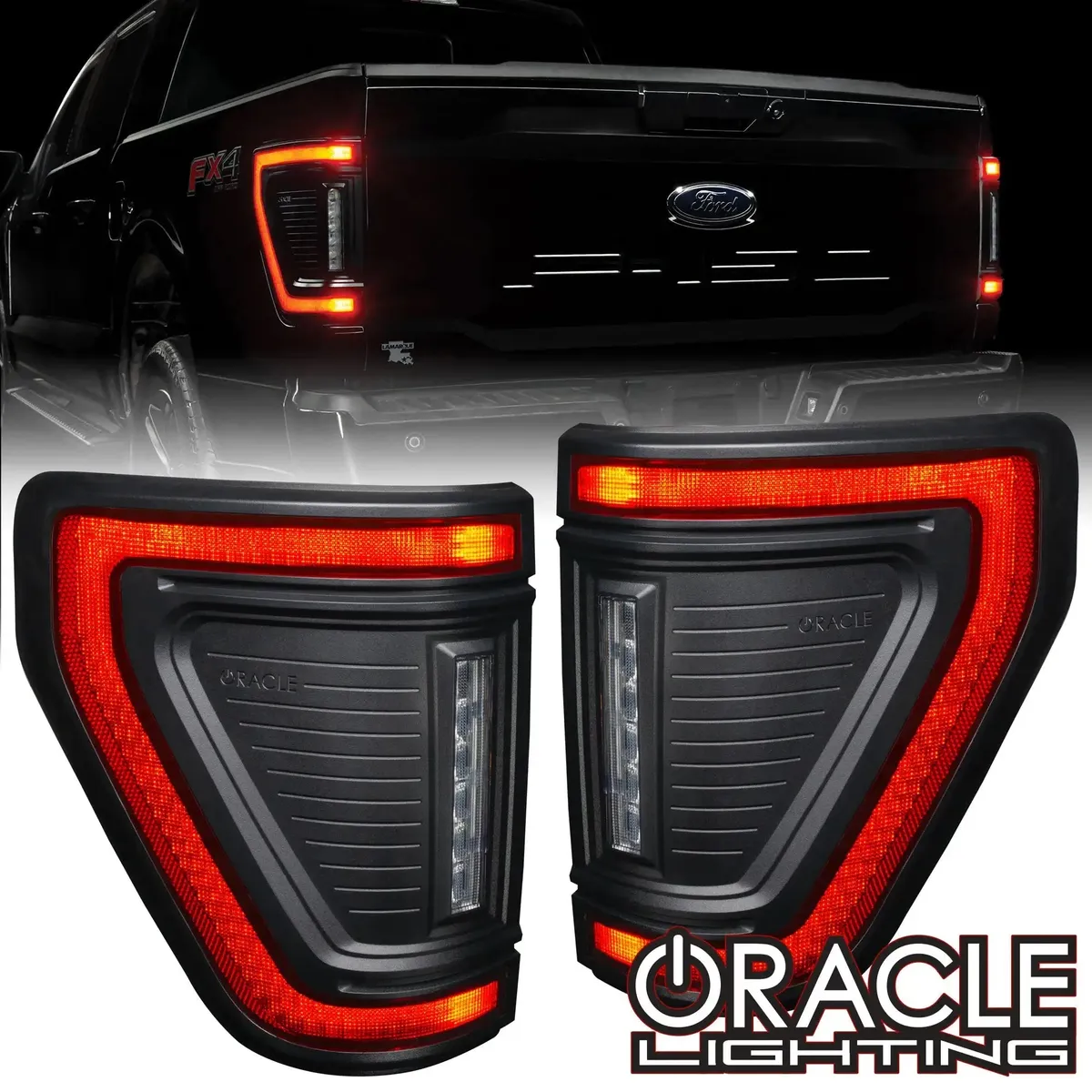 ORACLE Lighting Flush Style LED Tail Lights for 2021-2024 Ford F-150 product image