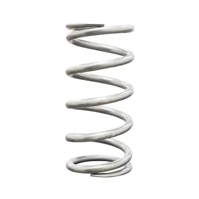 QA1 QA1 7HT350 Spring, Cr-Si High Travel 2-1/2 Id 7 X 350 Lbs/In. Silver Pwdr Coat